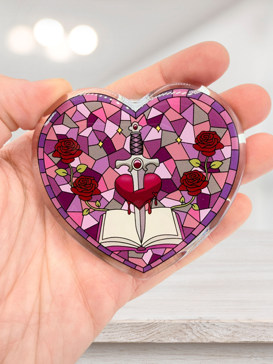 Dark Romance Stained Glass | MagSafe Phone Grip