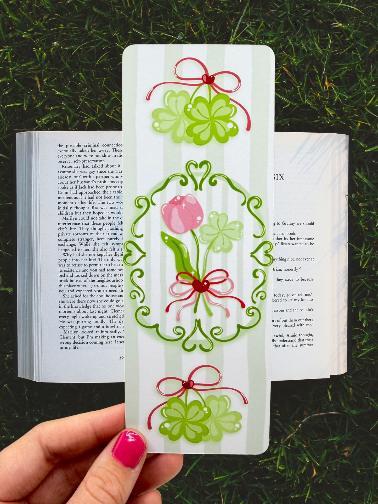 Clover Bookmark | Cute Floral Bookmark