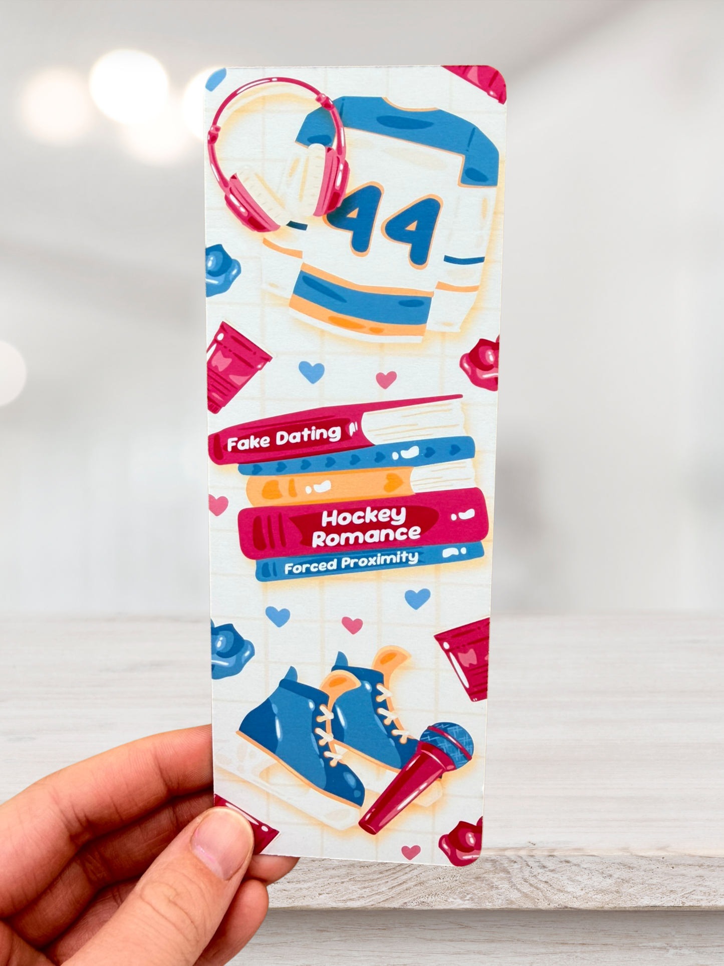 Off Campus Inspired Bookmark | Hockey Romance Bookmark