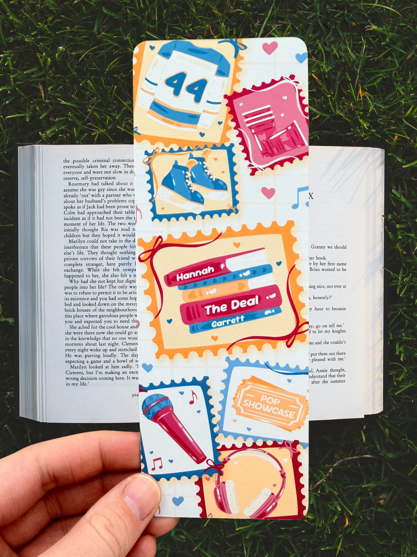 Off Campus Inspired Bookmark | Hockey Romance Bookmark