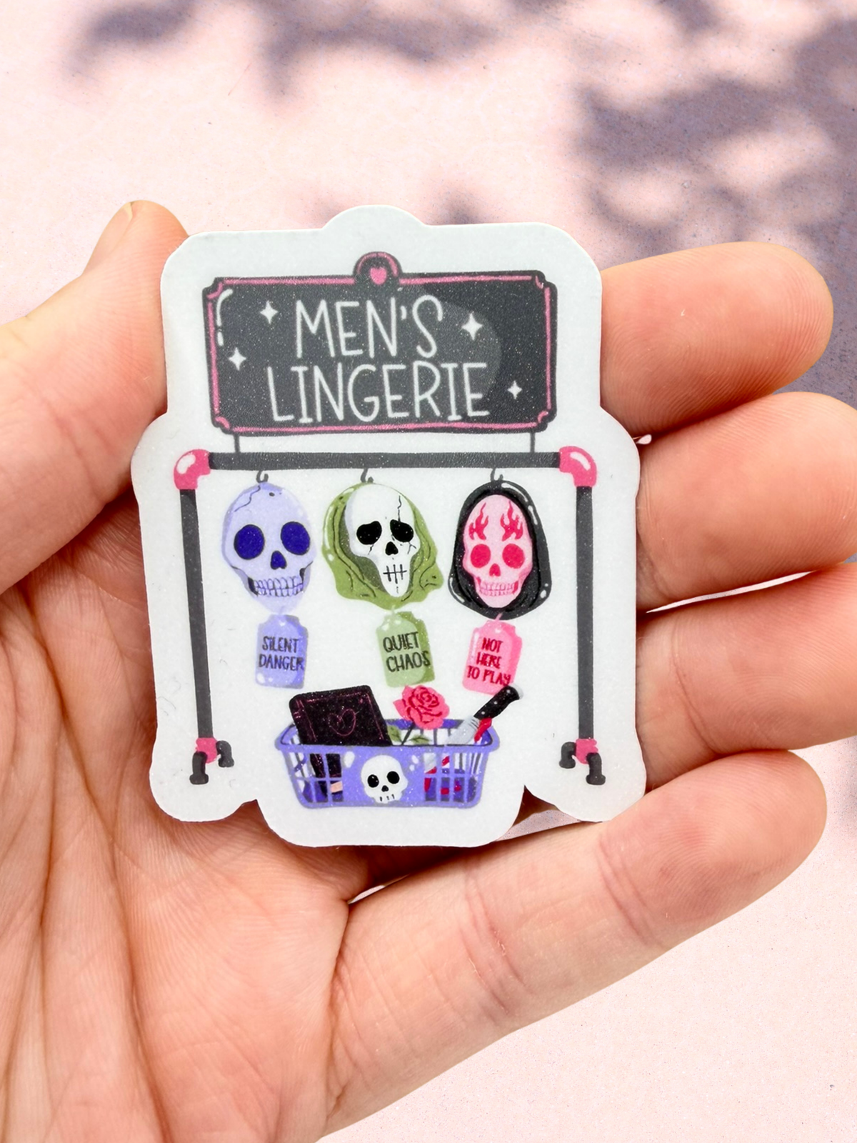 Men’s Lingerie Sticker | Dark Romance