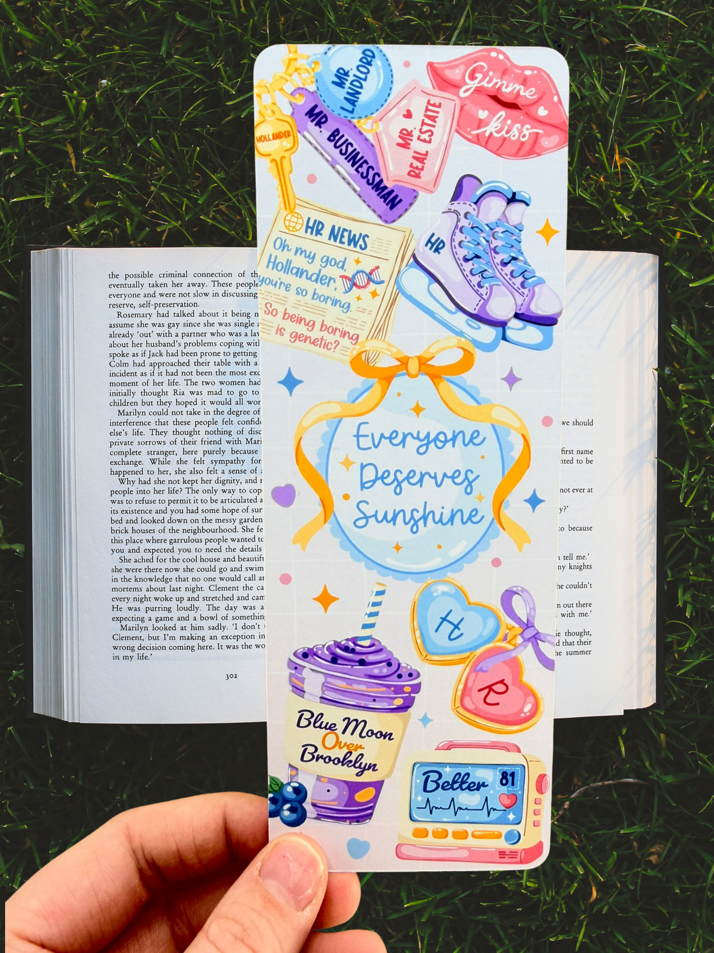 Heated Rivalry Bookmark | Hockey Bookish Bookmark