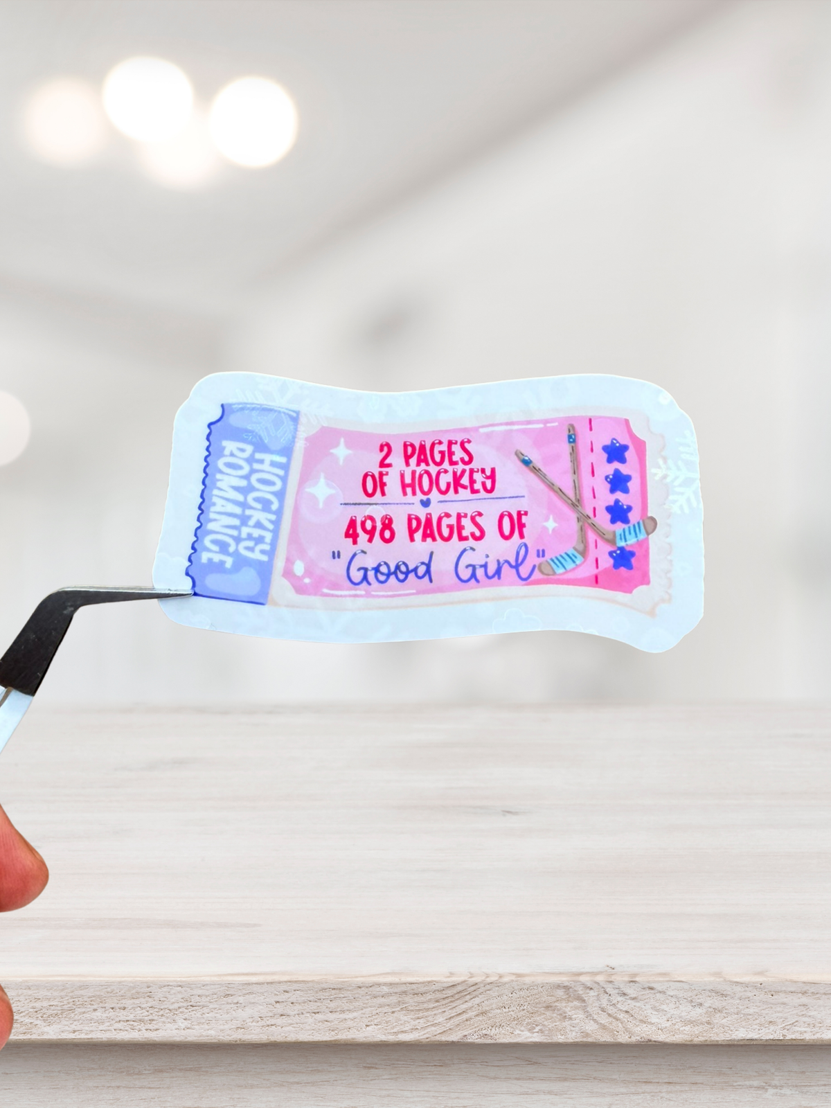 498 Pages of Good Girl Sticker | Hockey Romance Sticker