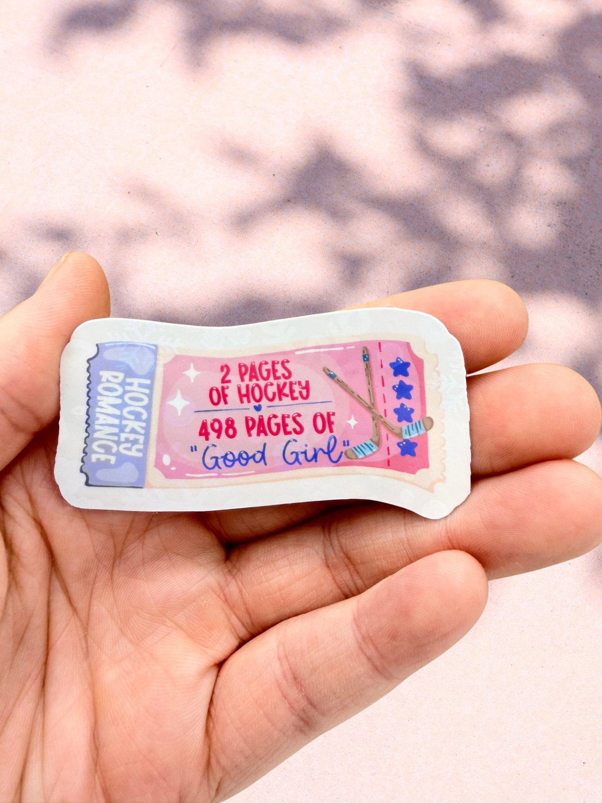 498 Pages of Good Girl Sticker | Hockey Romance Sticker