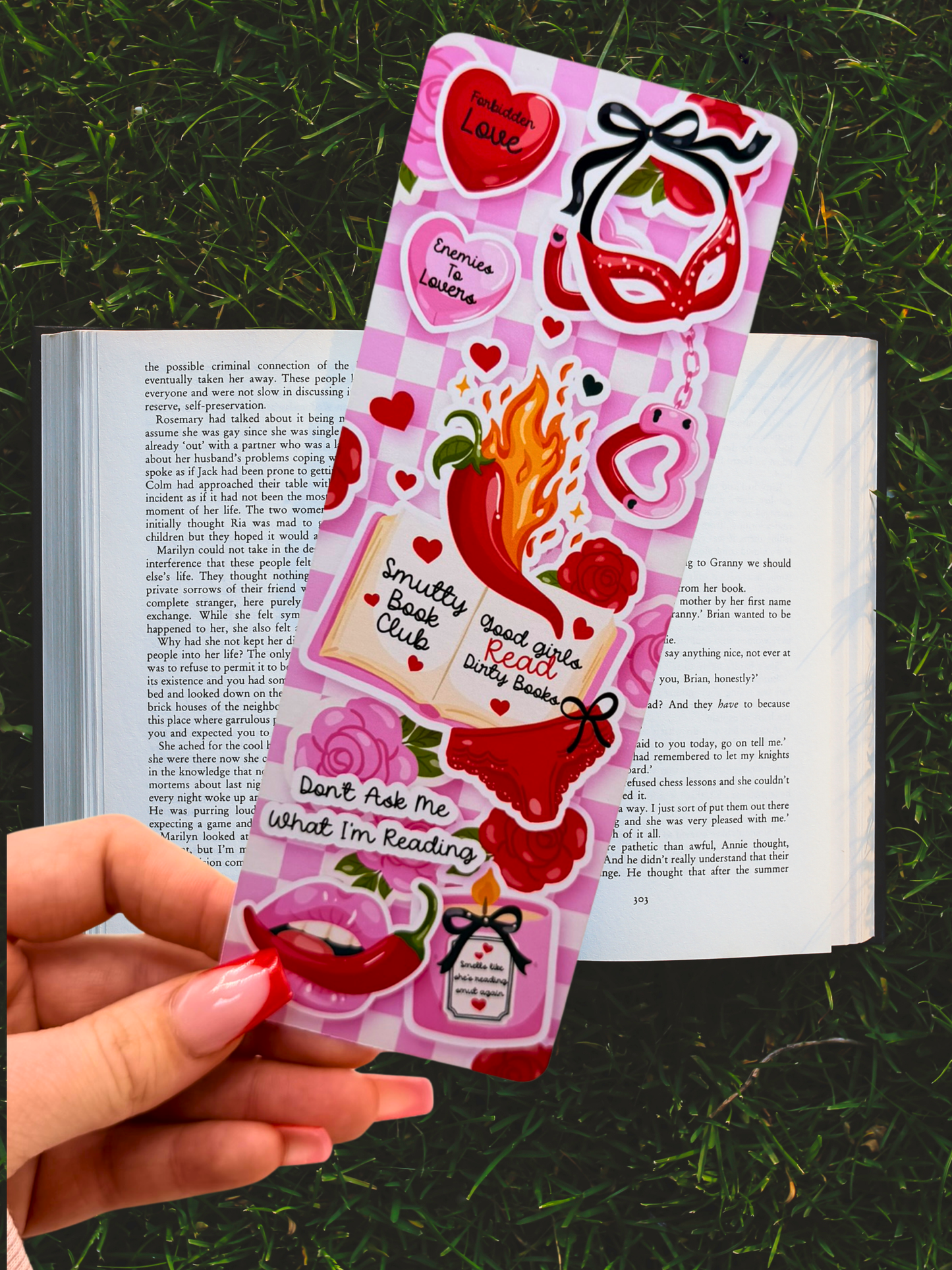 Smutty Book Club Bookmark | Dark Romance Bookmark