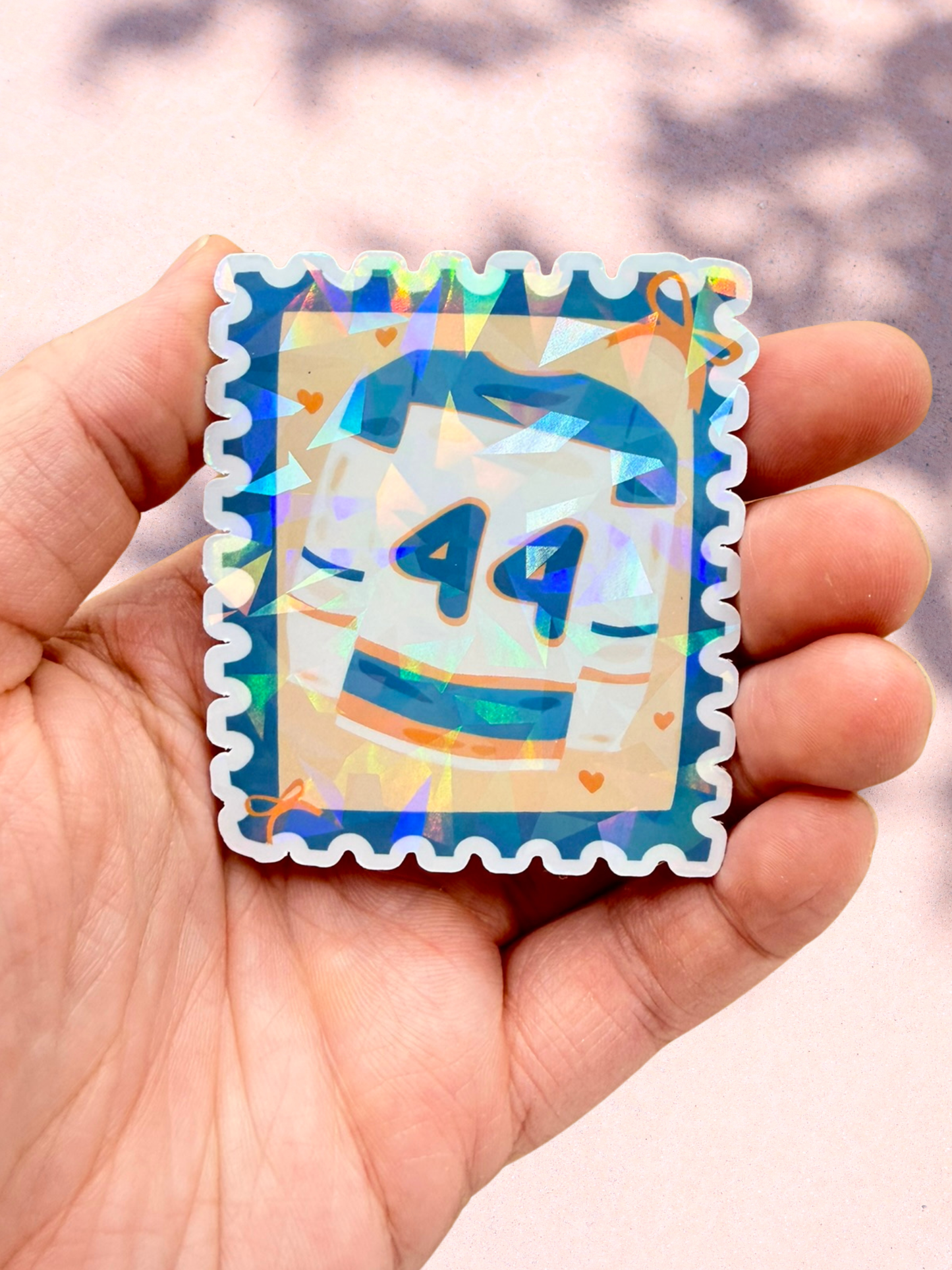 Number 44 Jersey Sticker | Hockey Romance Sticker