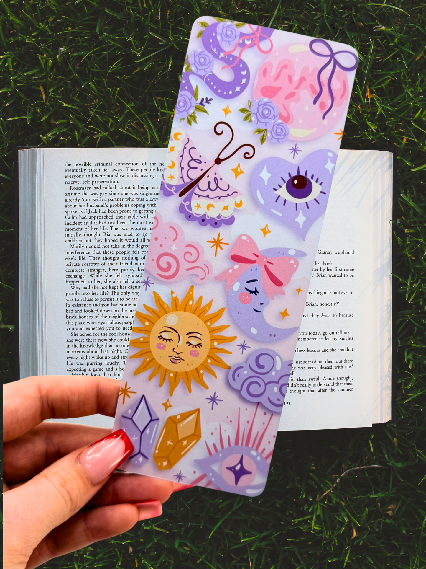 Celestial Bookmark | Sun and Moon Bookmark