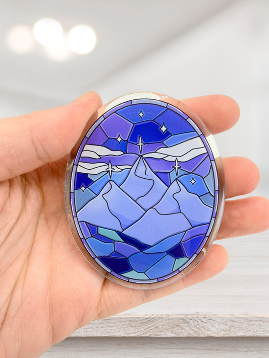Mountain Stained Glass | MagSafe Phone Grip