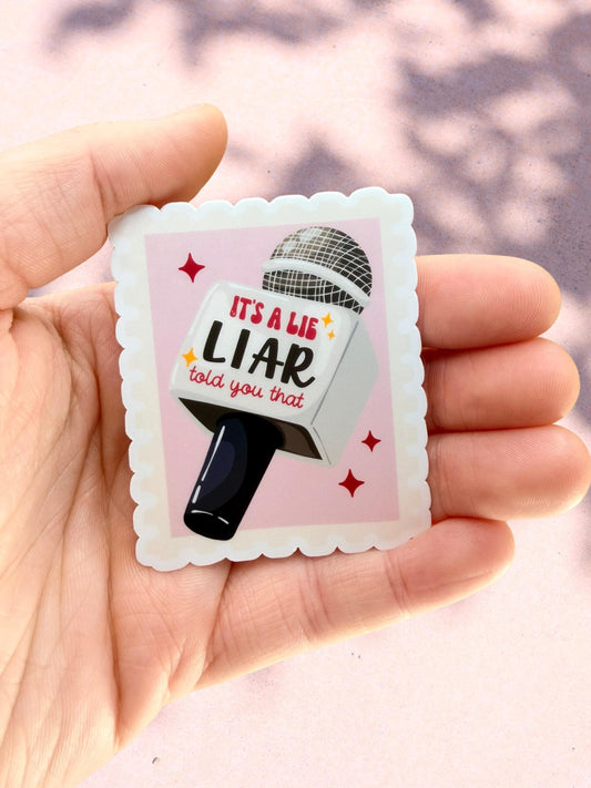 Heated Rivalry Microphone Sticker | Hockey Romance Sticker