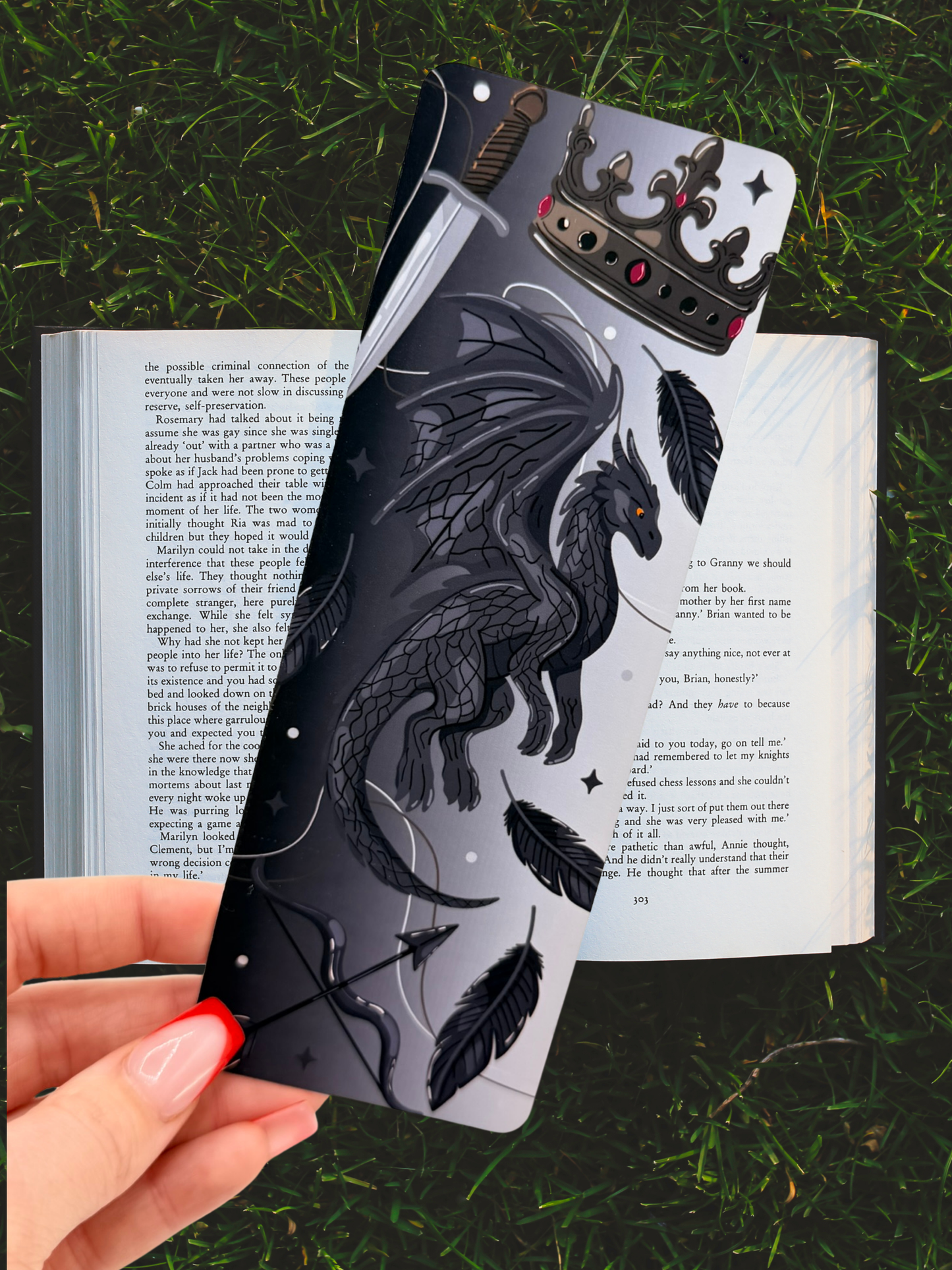 Dragon Bookmark | Fantasy Dragon Bookmark