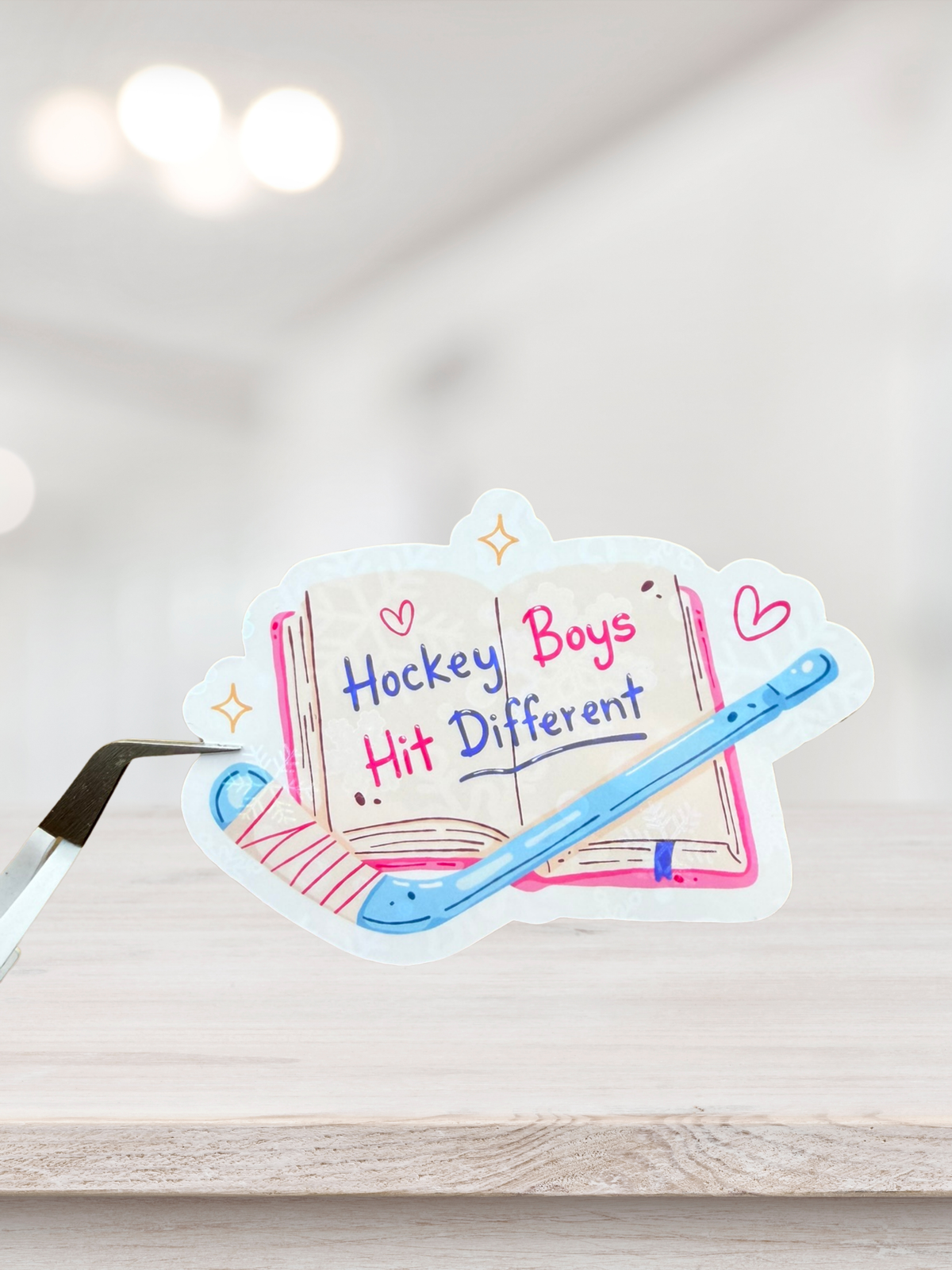 Hockey Boys Hit Different Sticker | Hockey Romance