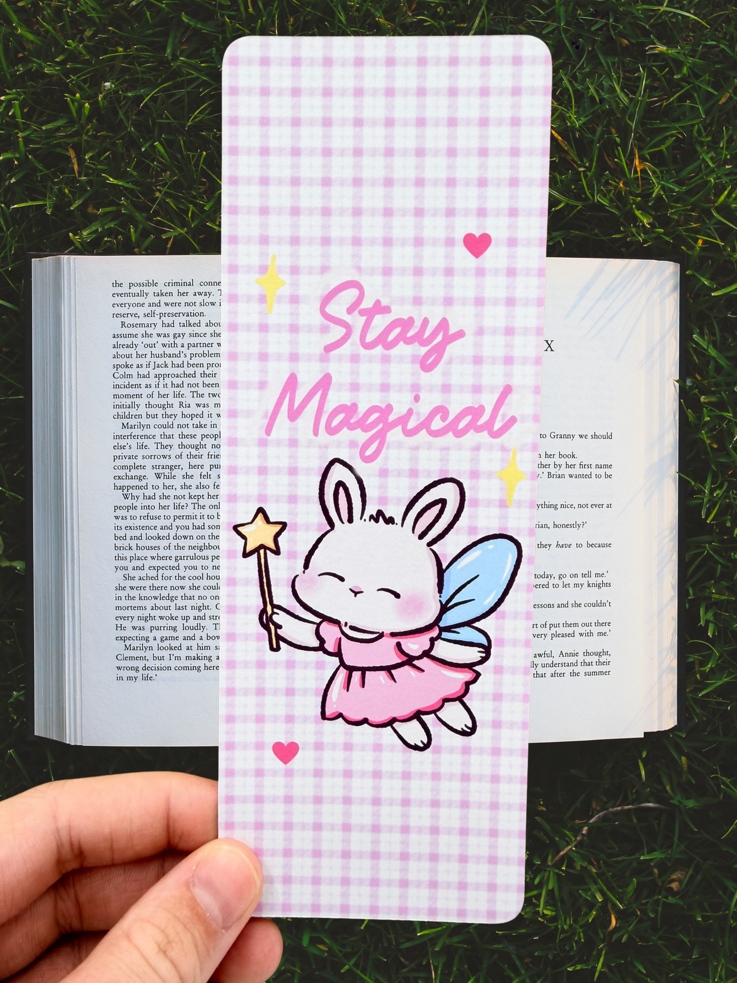 Stay Magical | Bunny Fairy Bookmark