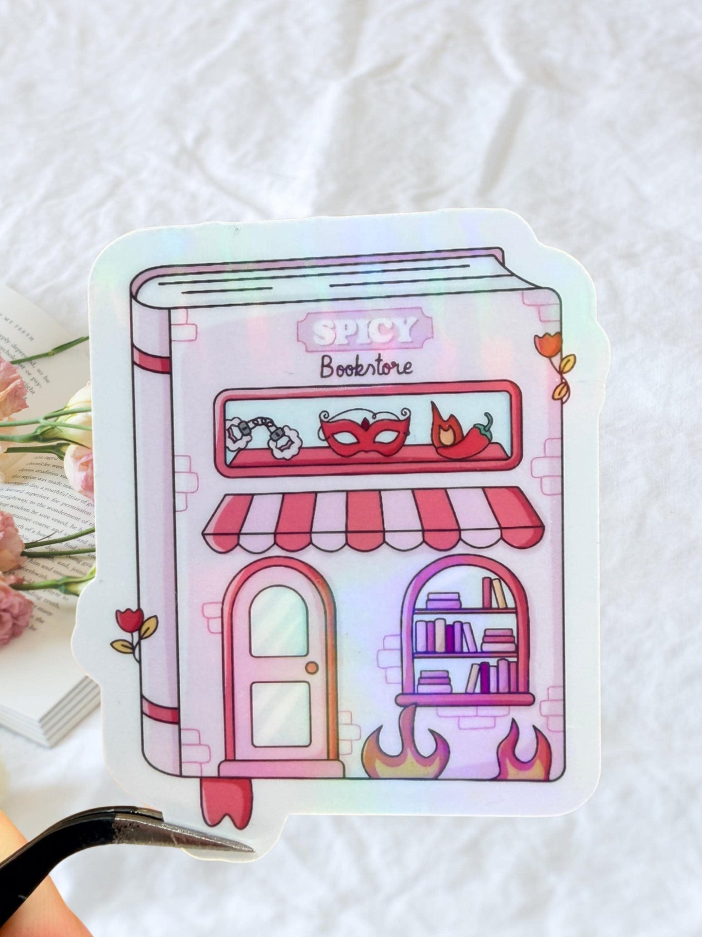 Spicy Bookstore Sticker | Dark Romance Reader Sticker