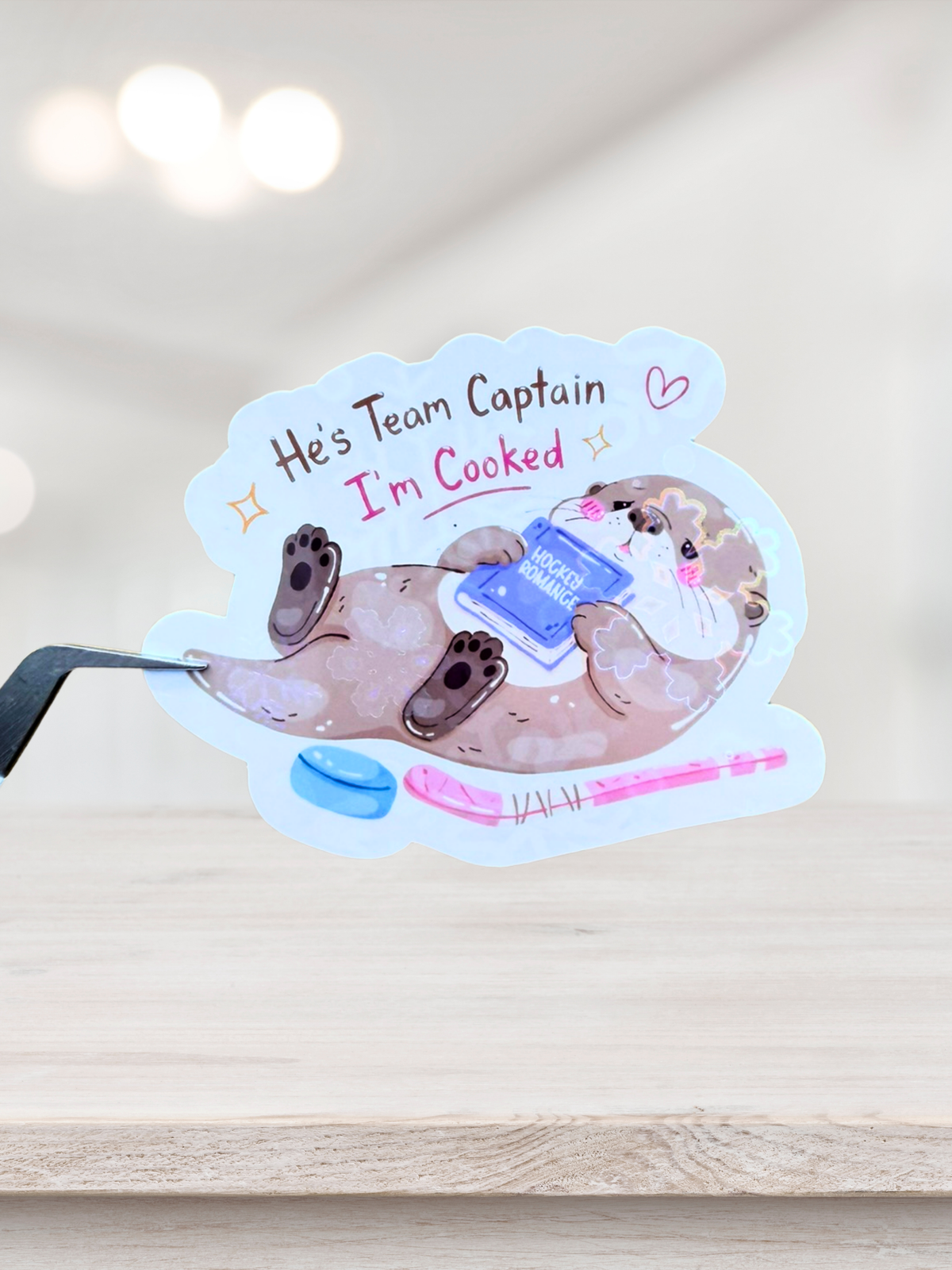 I’m Cooked Sticker | Hockey Romance Sticker