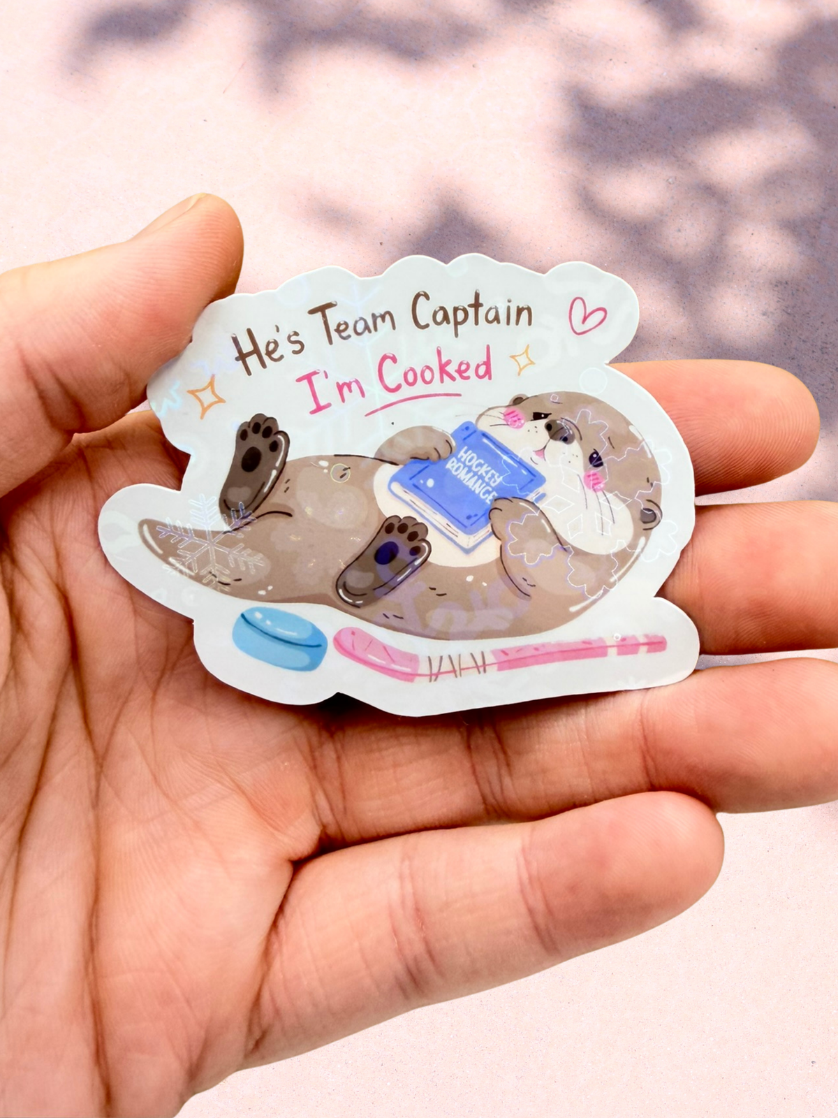 I’m Cooked Sticker | Hockey Romance Sticker