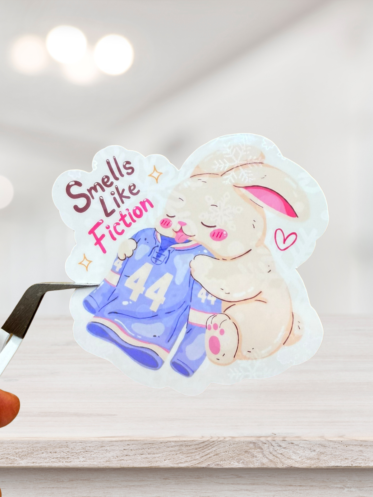 Smells Like Friction Sticker | Hockey Romance Sticker
