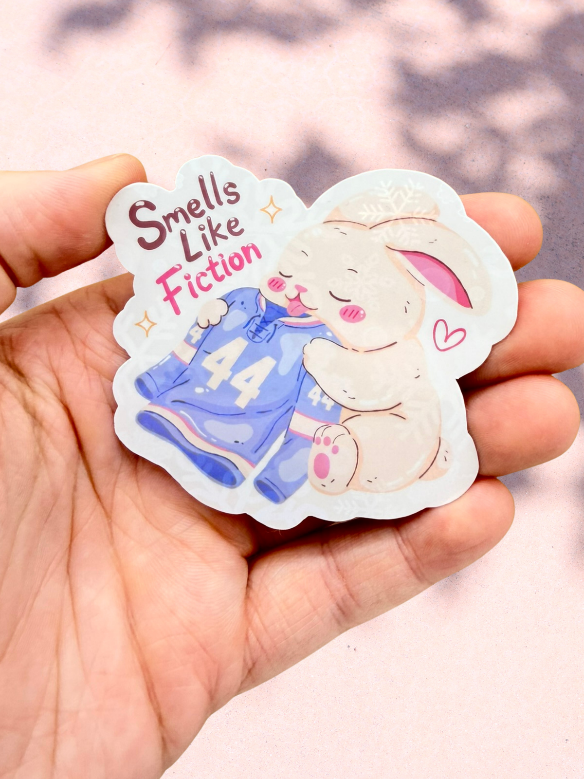 Smells Like Friction Sticker | Hockey Romance Sticker