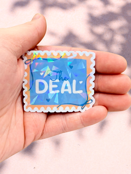 The Deal Sticker | Hockey Romance Bookish Sticker