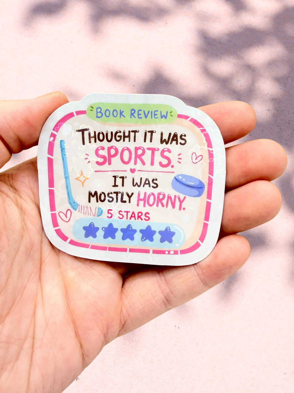 Thought It Was Sports Sticker | Hockey Romance
