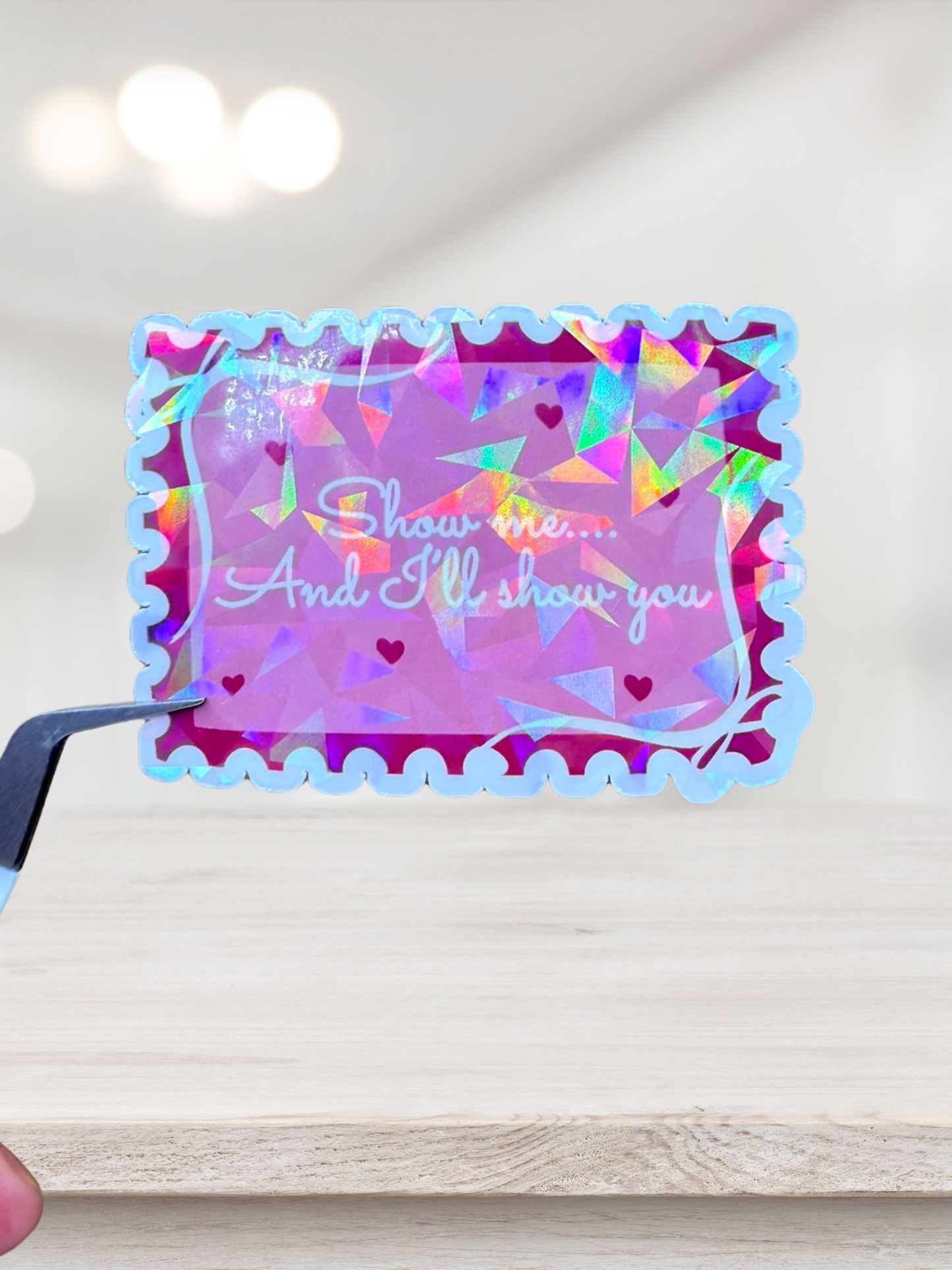 Show Me… And I’ll Show You Sticker | Hockey Romance Quote Sticker