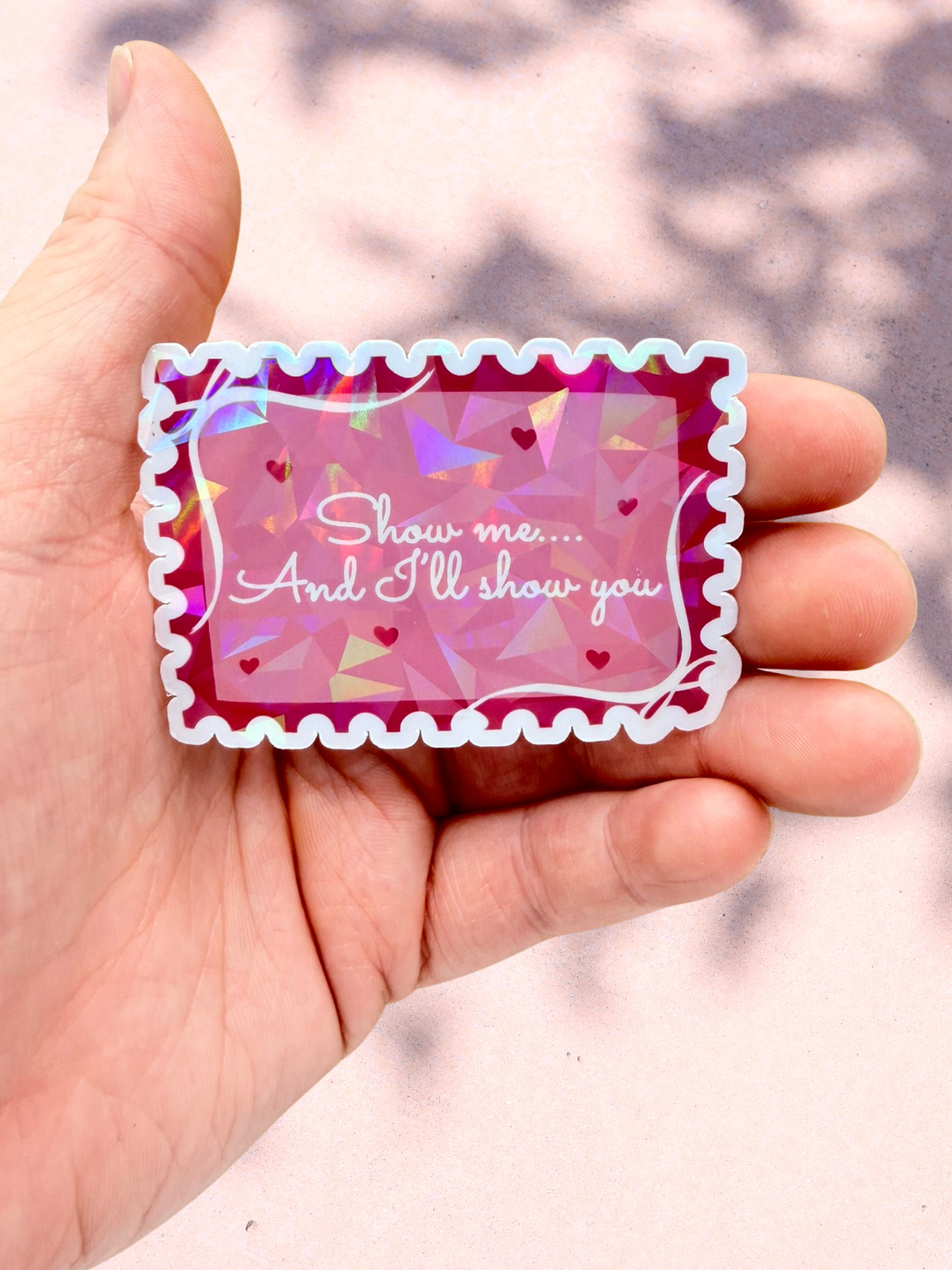 Show Me… And I’ll Show You Sticker | Hockey Romance Quote Sticker