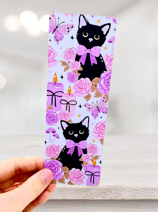 Black Cat Bookmark | Witchy Aesthetic Bookmark