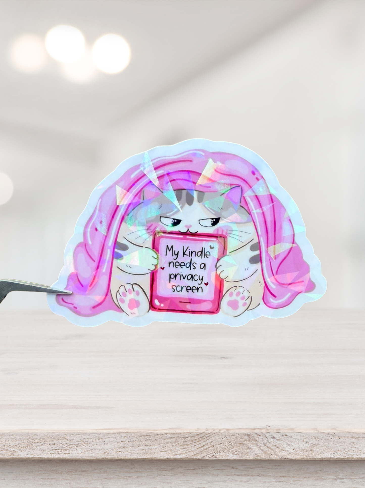 My Kindle Needs A Privacy Screen Sticker | Smutty Kindle Sticker