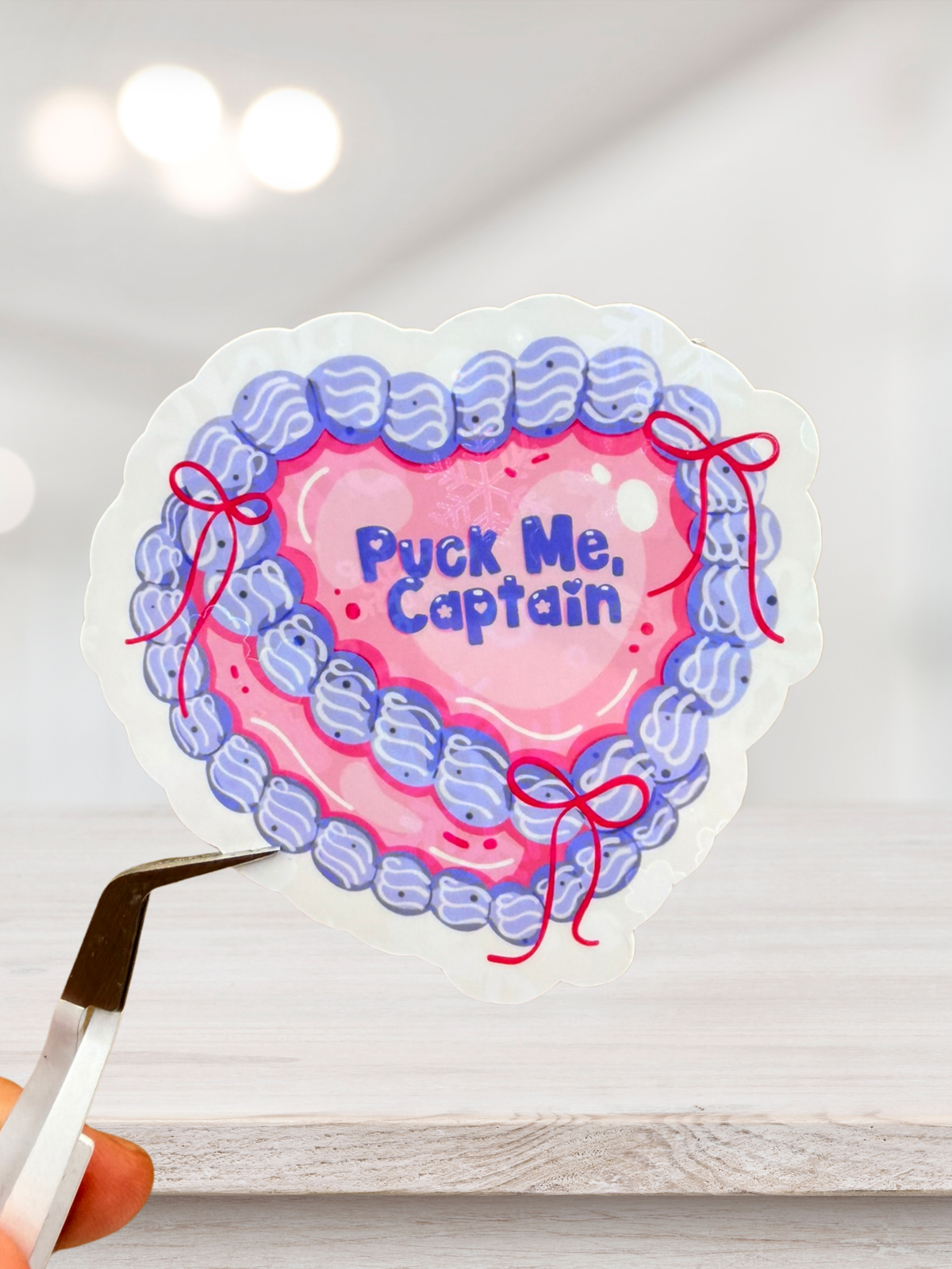 Puck Me Captain Sticker | Hockey Romance Sticker