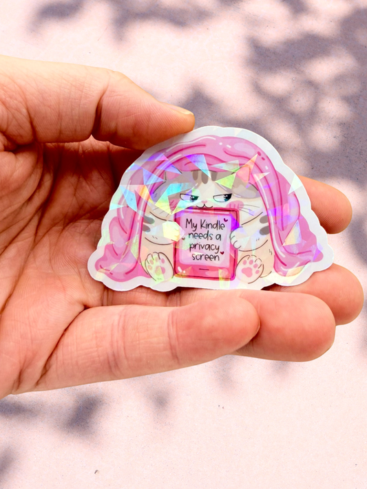 My Kindle Needs A Privacy Screen Sticker | Smutty Kindle Sticker