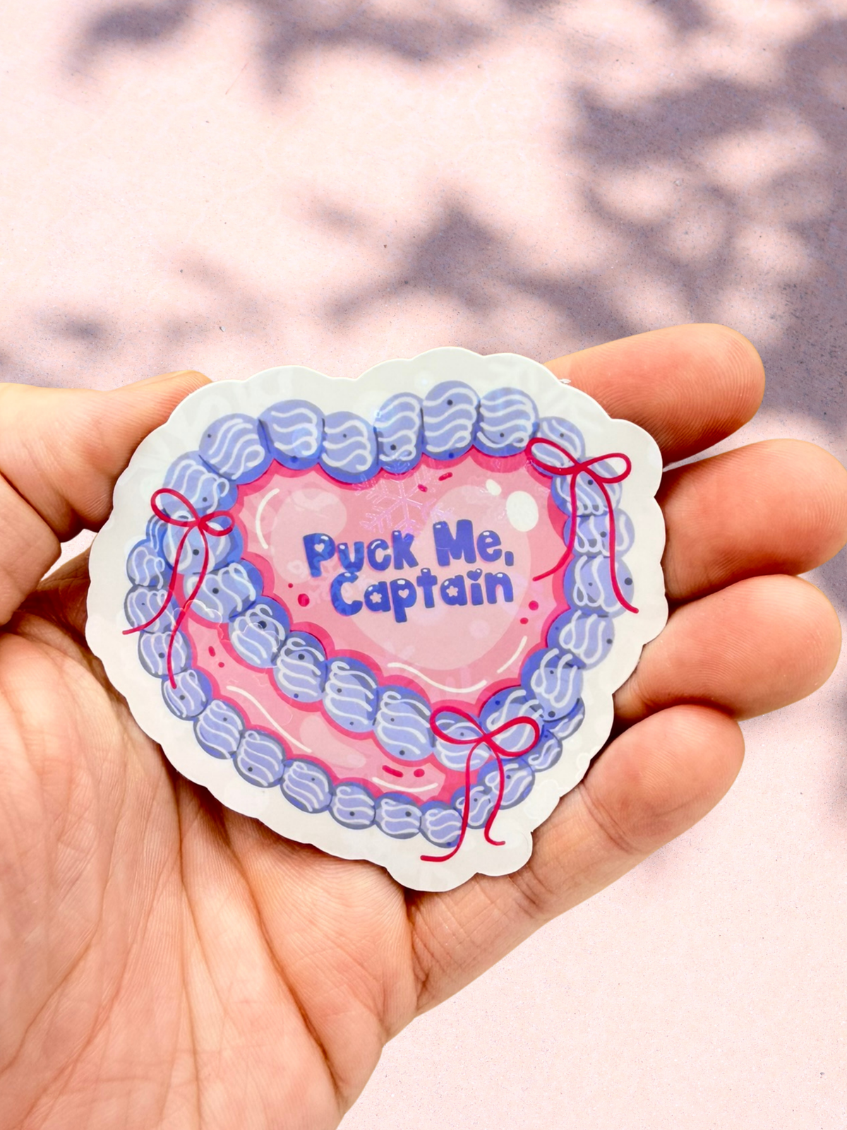 Puck Me Captain Sticker | Hockey Romance Sticker