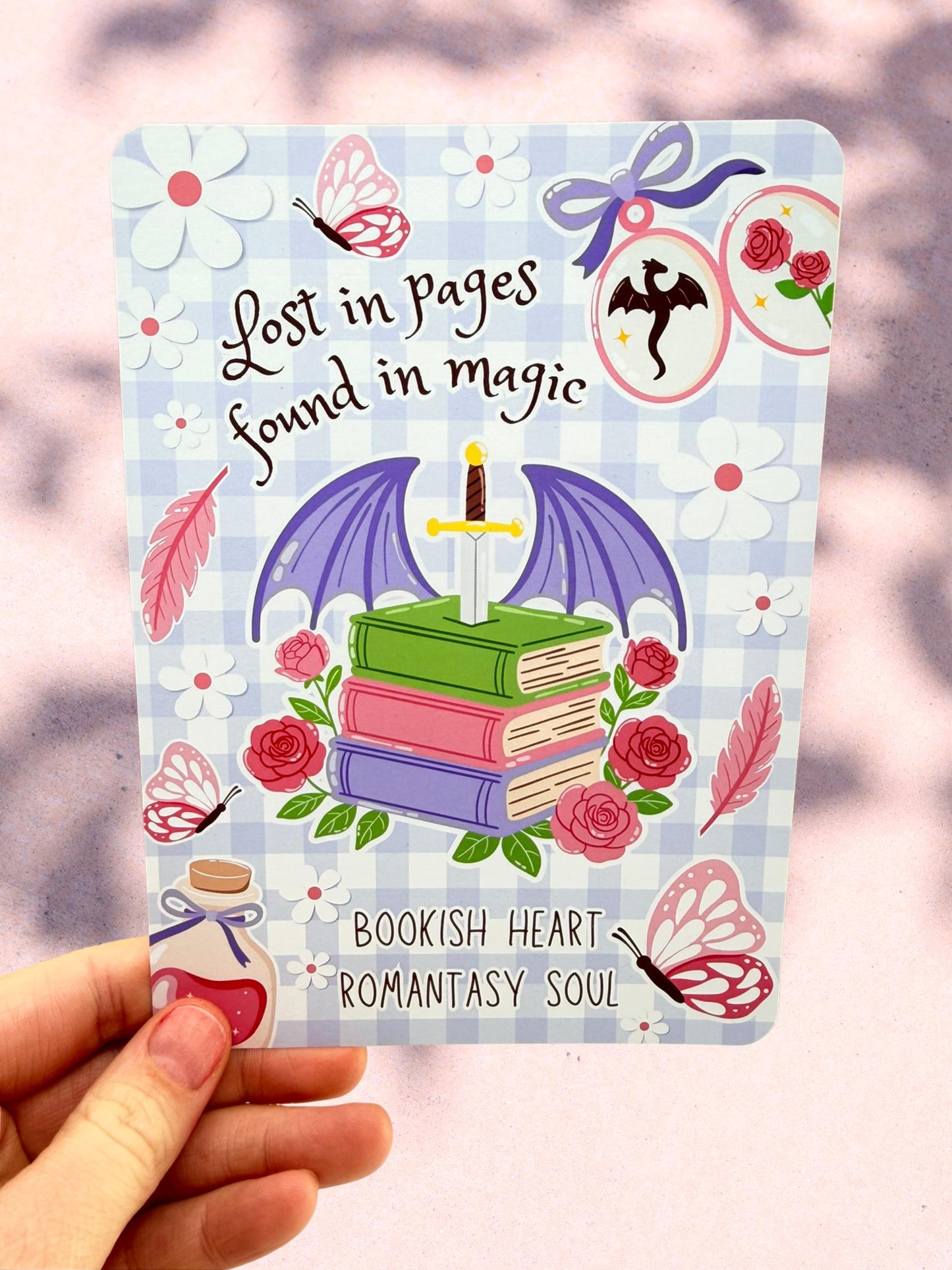 Romantasy Kindle Insert | Fantasy Kindle Case Insert
