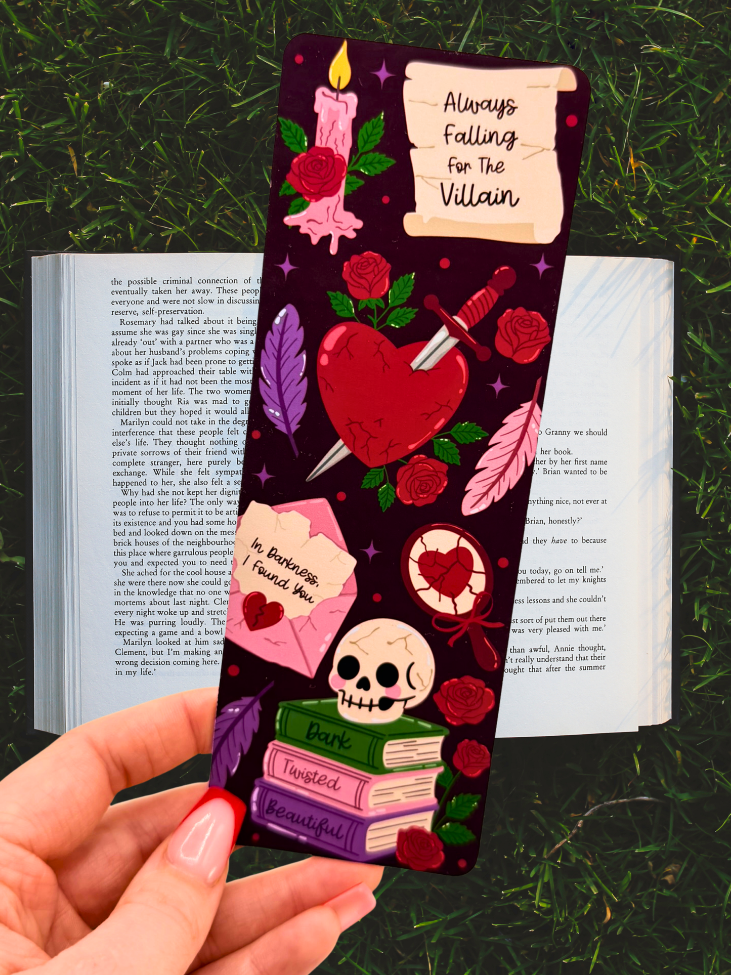 Dark Romance Bookmark | Morally Grey Romance Bookmark