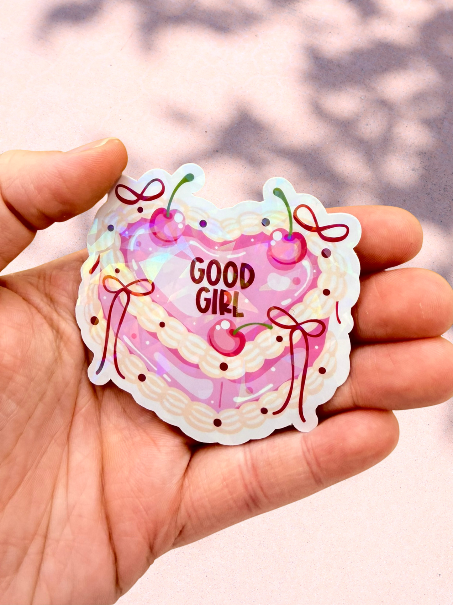 Good Girl Cake Sticker | Smut Reader Sticker