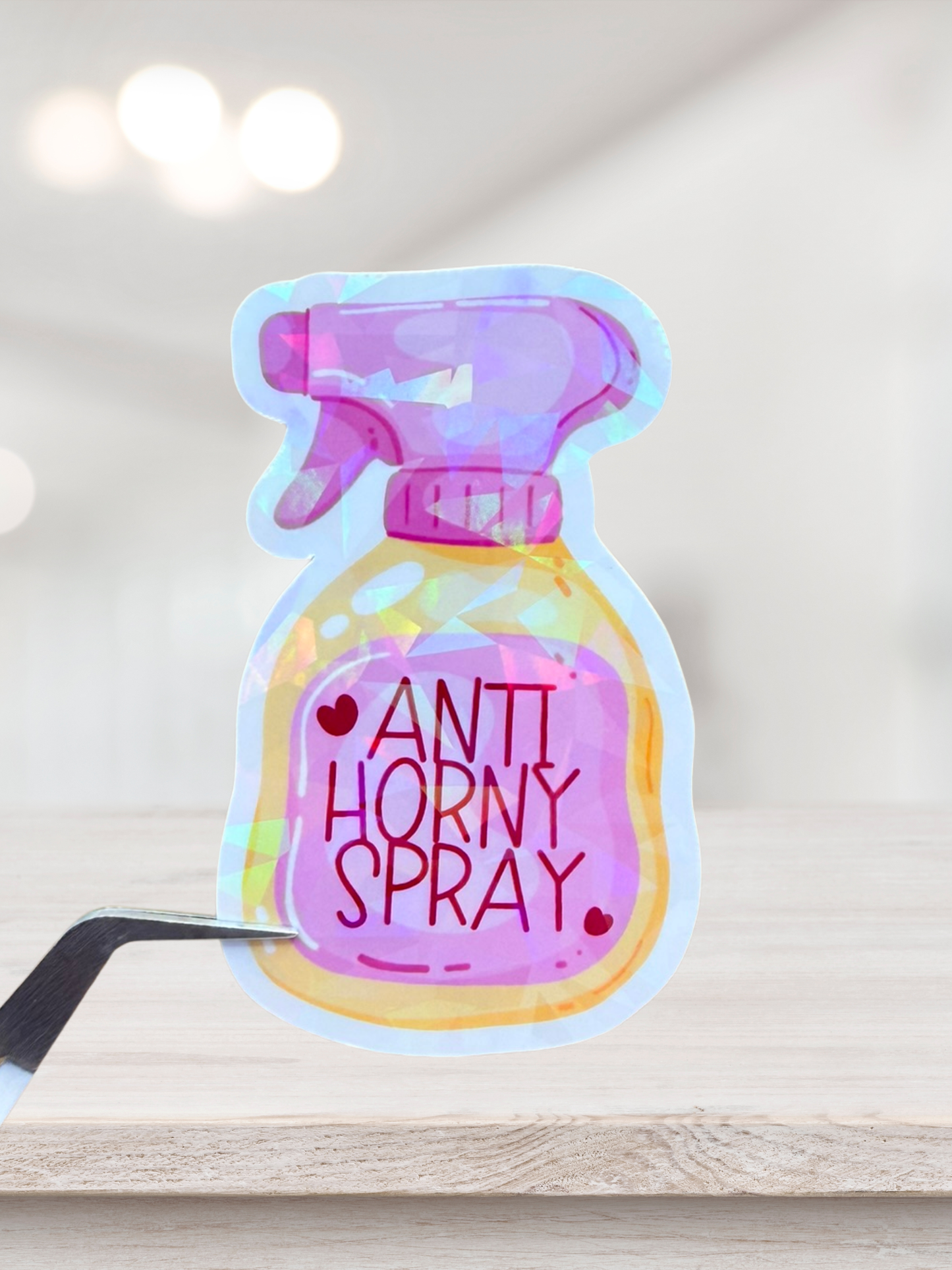 Anti Horny Spray Sticker | Spicy BookTok Sticker