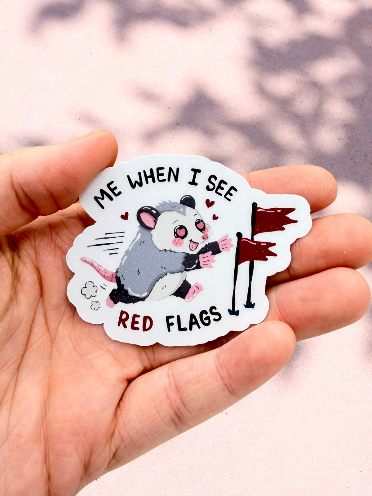 Red Flags Sticker | Dark Romance