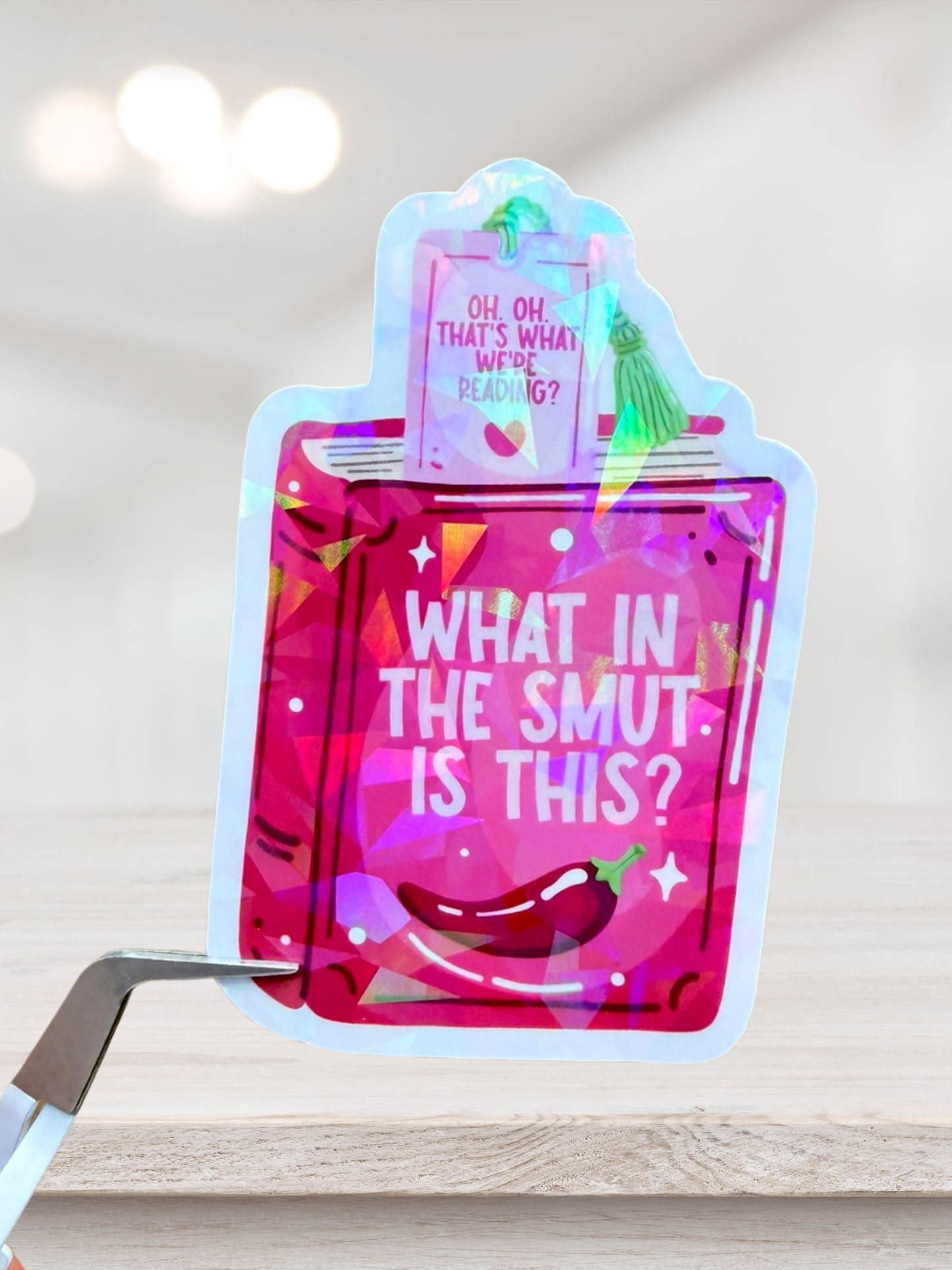 What The Smut Is This Sticker | Spicy Reader Sticker