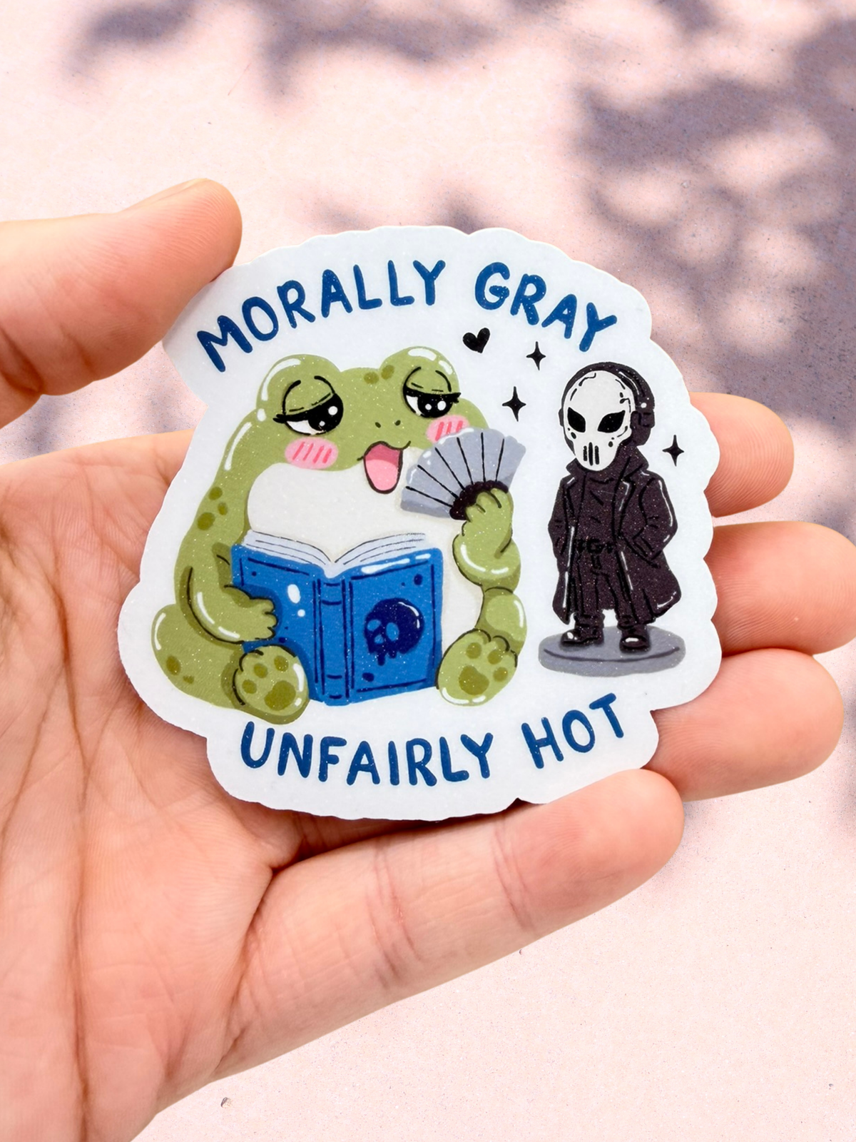 Morally Gray Unfairly Hot Sticker | Dark Romance