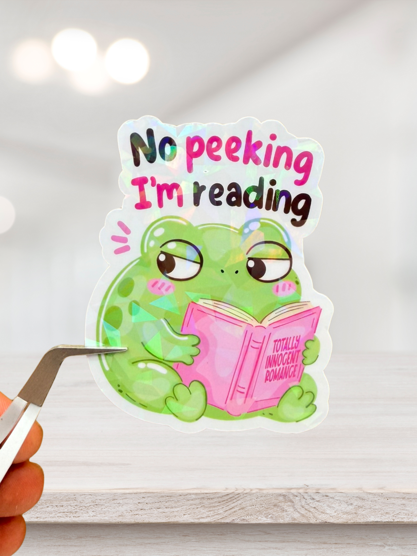 No Peeking I’m Reading Sticker | Smut Reader Sticker