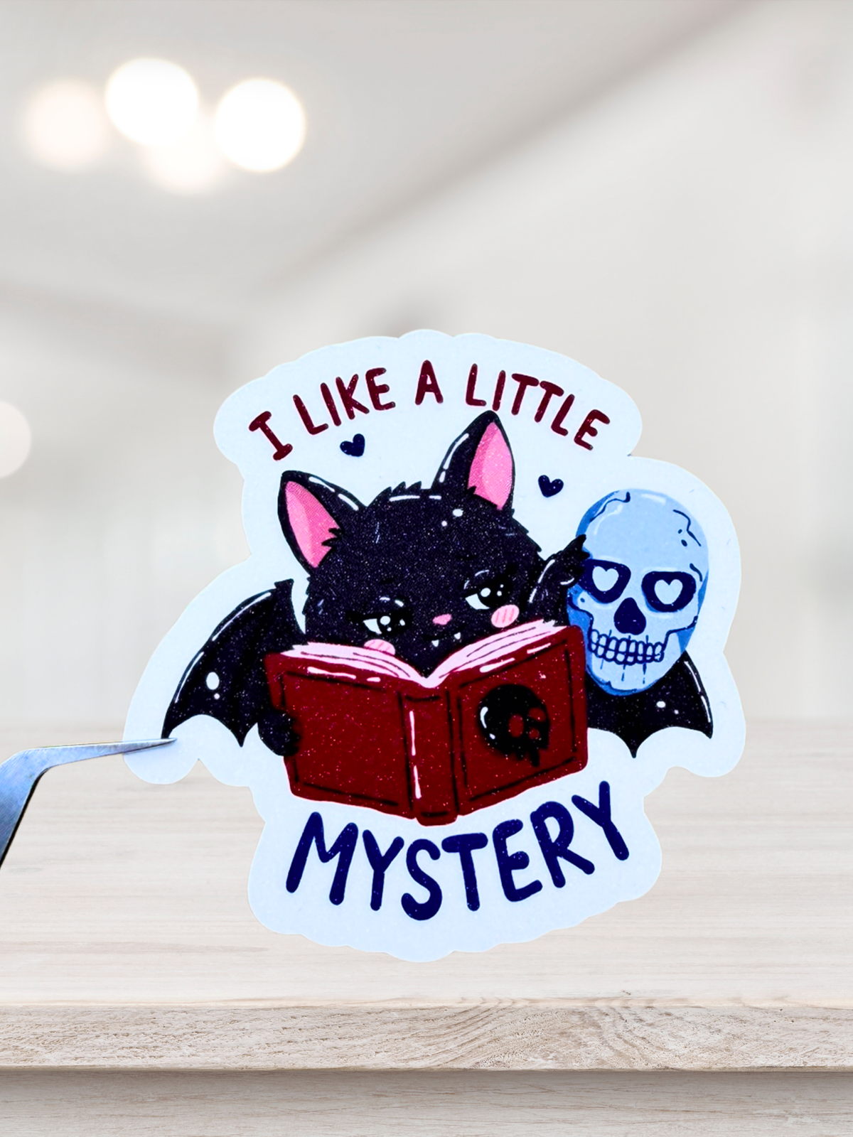 I Like a Little Mystery Sticker | Dark Romance