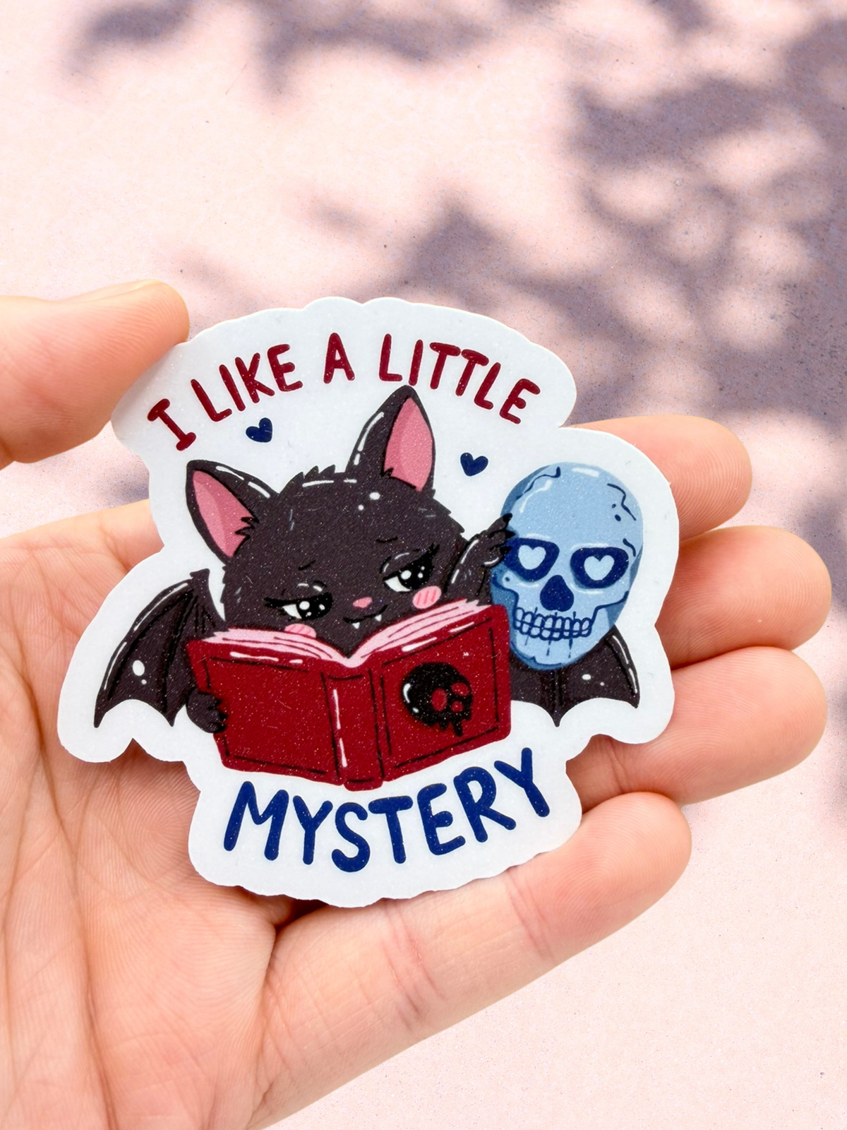 I Like a Little Mystery Sticker | Dark Romance