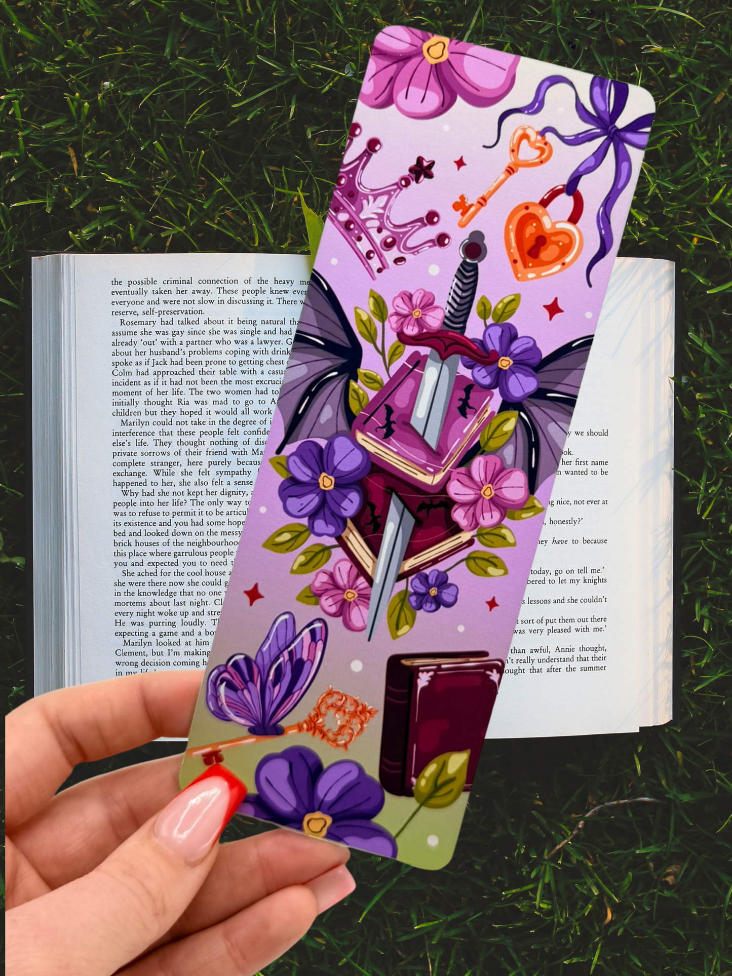 Dragon Fantasy Bookmark | Dark Fantasy Bookmark