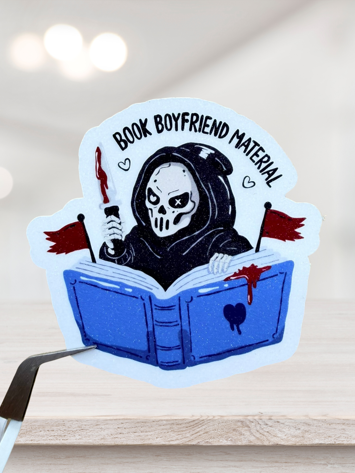 Book Boyfriend Material Sticker | Dark Romance