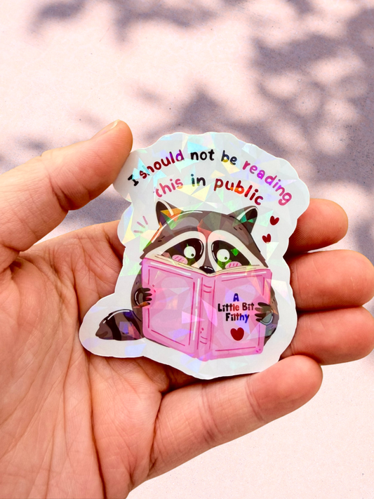 I Should Not Be Reading This In Public Sticker | Spicy Kindle Sticker