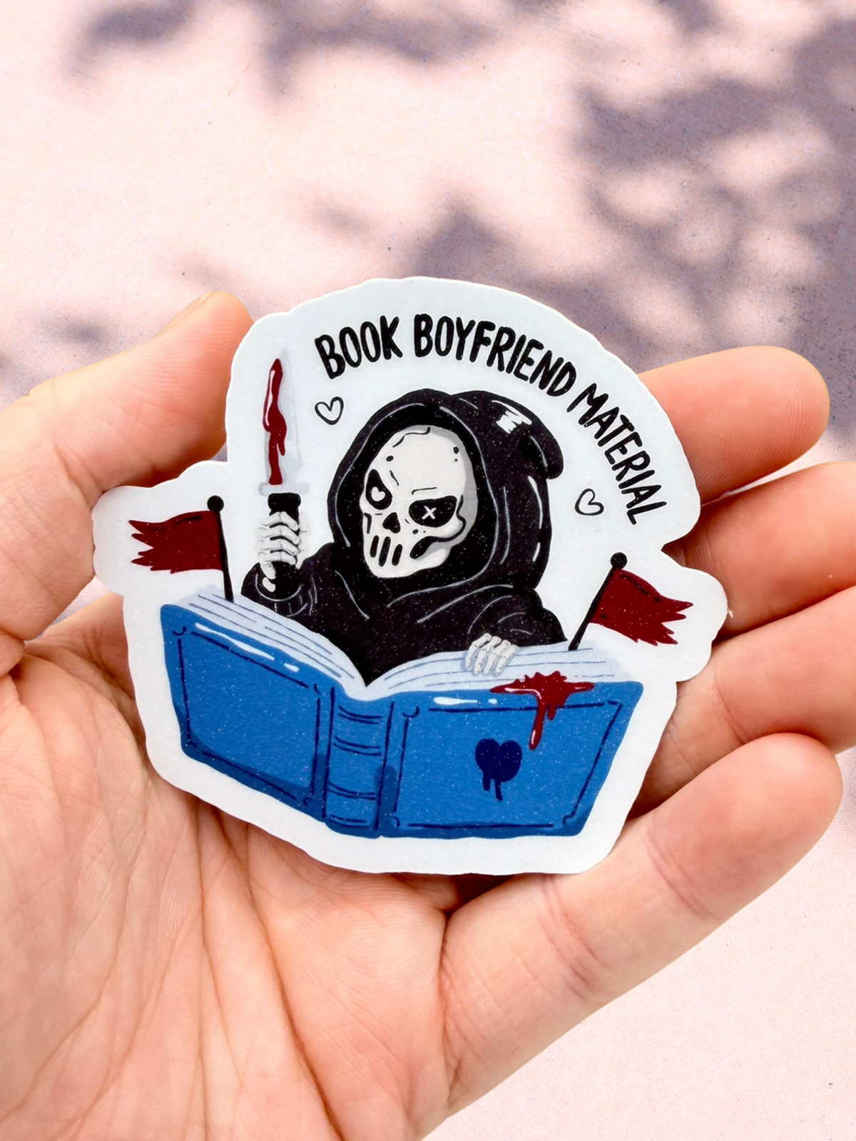 Book Boyfriend Material Sticker | Dark Romance