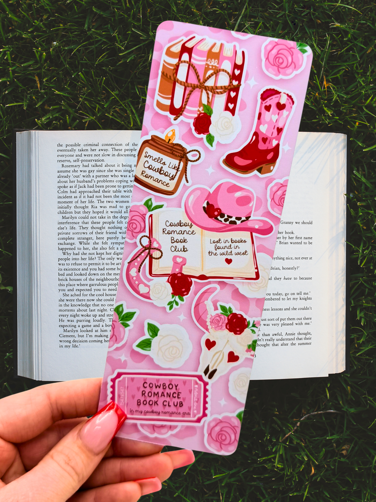 Cowboy Romance Bookmark | Western Romance Bookmark