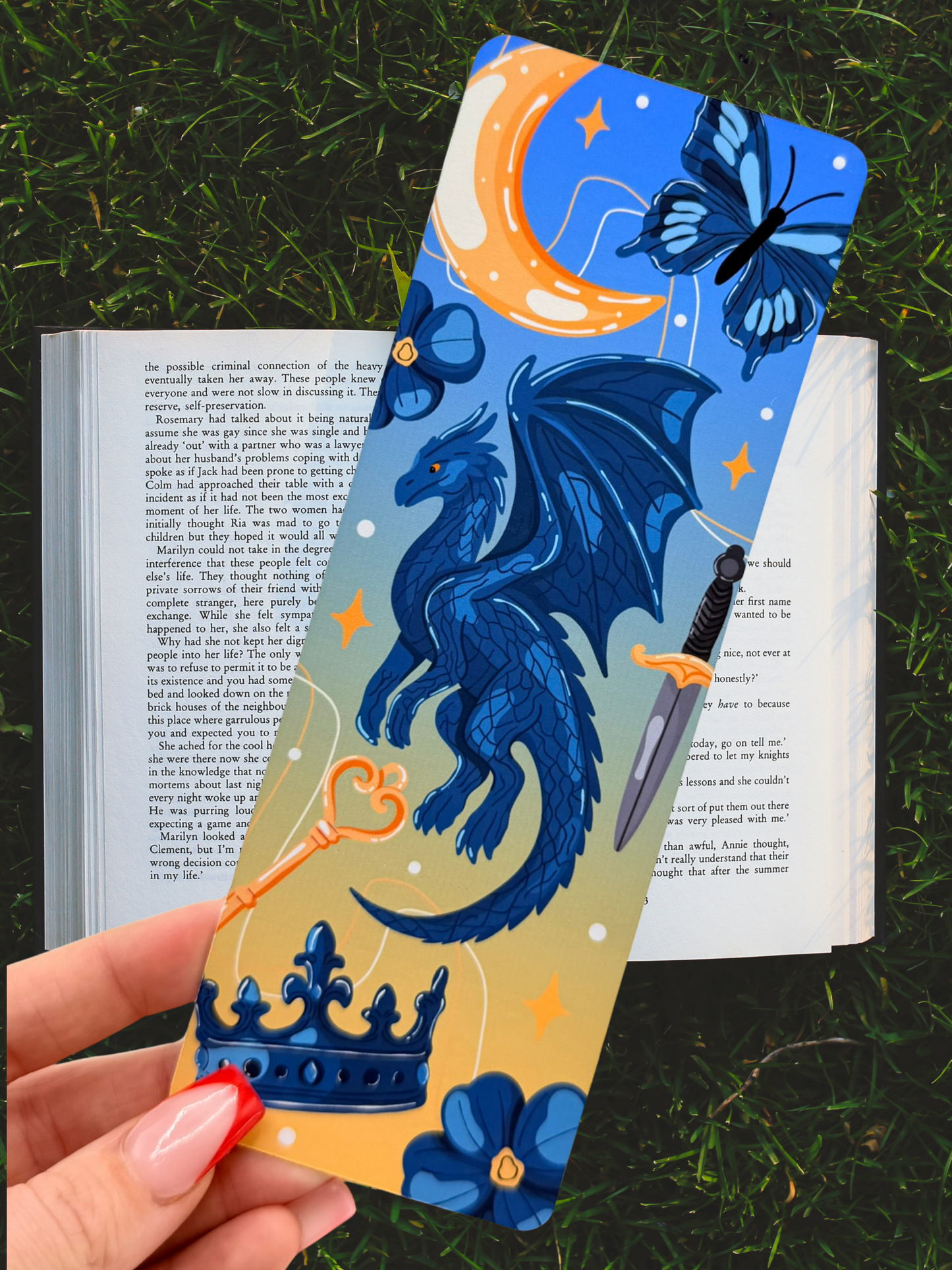 Fantasy Dragon Bookmark | Bookish Fantasy Bookmark