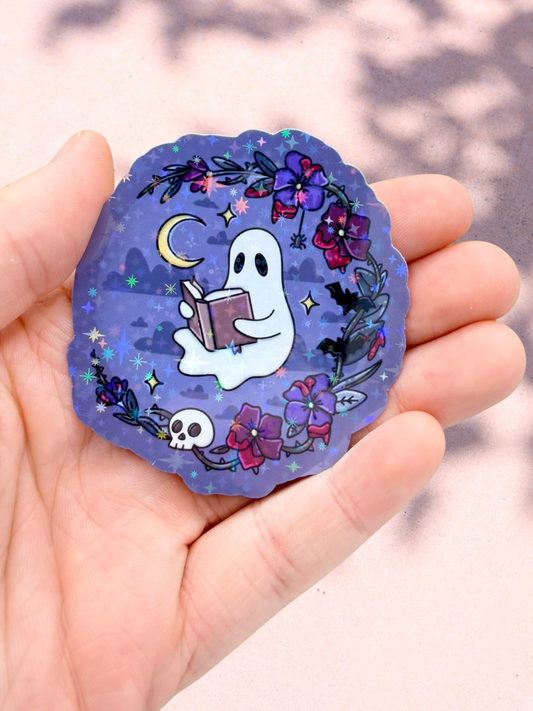 Reading Ghost | Star Overlay Sticker
