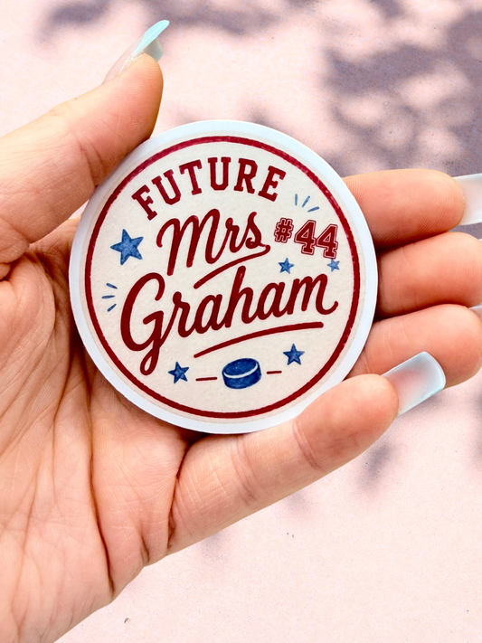 Future Mrs Graham Sticker | Off Campus Inspired