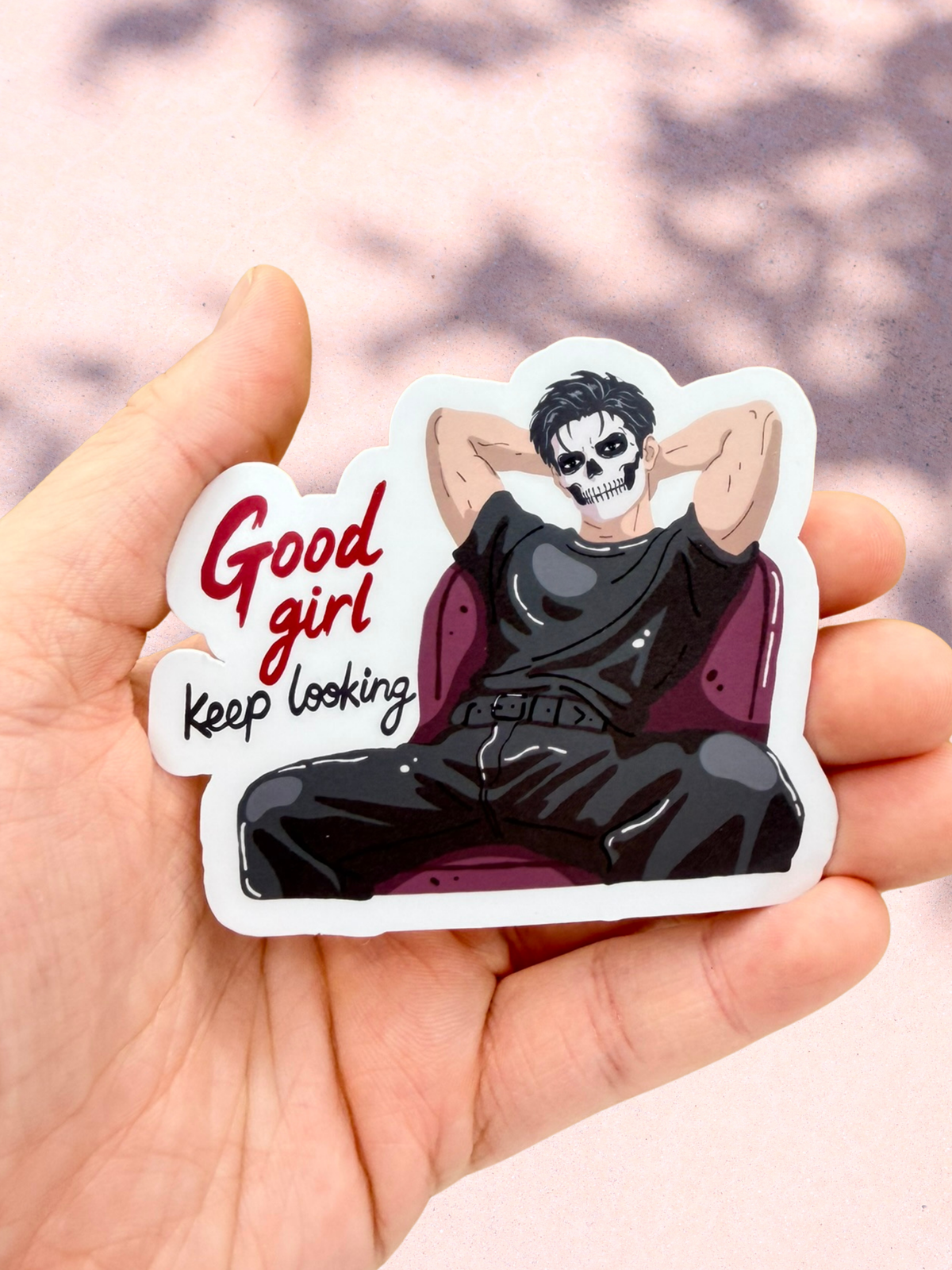 Good Girl Keep Looking Sticker | Dark Romance