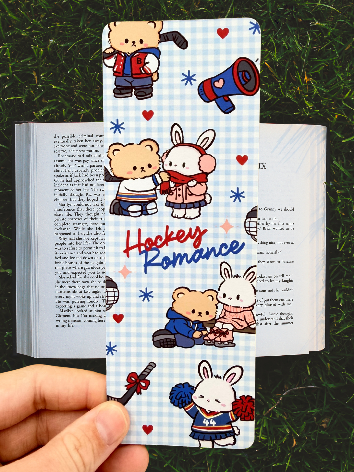 Hockey Romance | Off Campus Inspired Bookmark